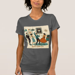 Mid Century Het Is Tijd Voor Een Atomair Martini C T-shirt