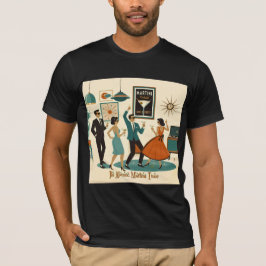 Mid Century Het Is Tijd Voor Een Atomair Martini C T-shirt