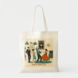 Mid Century Het Is Tijd Voor Een Atomair Martini C Tote Bag