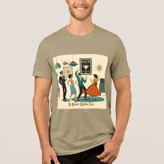 Mid Century Het Is Tijd Voor Een Atomair Martini C Tri-Blend Shirt