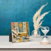 Mid Century Interior Design Desert Livingroom Fotoplaat (Insitu)