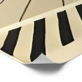 Mid Century Interior Design Desert Livingroom Poster (Hoek)