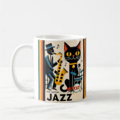 Mid Century Jazz Age HepCat Black Cat Koffiemok (Links)