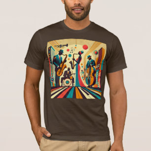 Mid Century Jazz Age Kwartet T-shirt