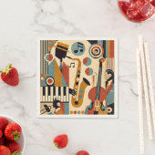 Mid Century Jazz Age Modern Minimalist Trio Servet (Insitu)