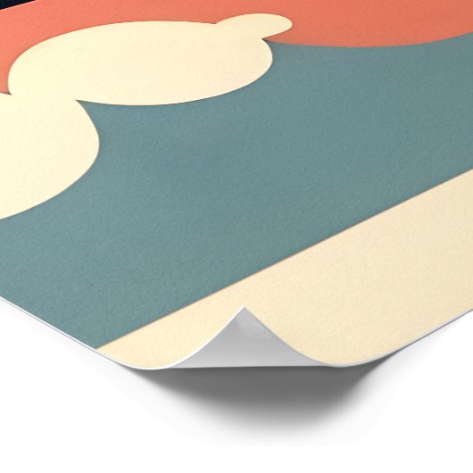 Mid Century Jazz Age Psychedelic Trio Poster (Hoek)