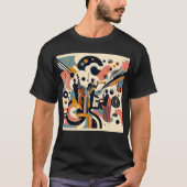Mid Century Jazz Age Psychedelic Trio T-shirt (Voorkant)