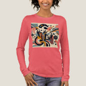 Mid Century Jazz Age Psychedelic Trio Tri-Blend Shirt (Voorkant)