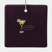 Mid Century Jazz Age Quartet Keramisch Ornament (Achterkant)