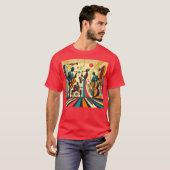 Mid Century Jazz Age Quartet T-shirt (Voorkant volledig)