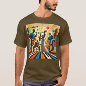 Mid Century Jazz Age Quartet T-shirt (Voorkant)