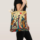 Mid Century Jazz Age Quartet Tote Bag (Dichtbij)