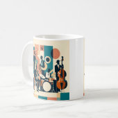 Mid Century Jazz Age Sextet Koffiemok (Voorkant links)