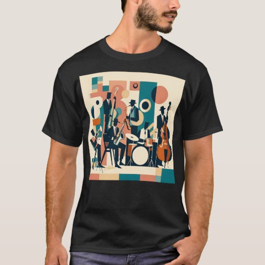 Mid Century Jazz Age Sextet T-shirt (Voorkant)