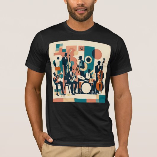 Mid Century Jazz Age Sextet T-shirt (Voorkant)