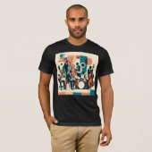 Mid Century Jazz Age Sextet T-shirt (Voorkant volledig)