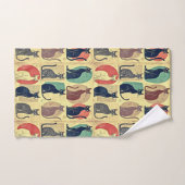  mid-century katten bad handdoek (Handdoek)