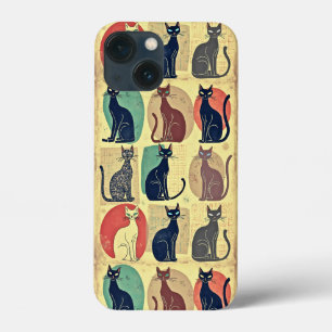 mid-century katten Case-Mate iPhone case