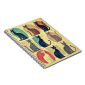  mid-century katten notitieboek (Rechterzijde)