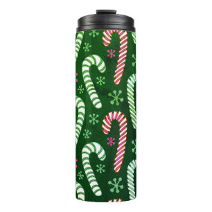 Mid Century Kerst Thermische Tumbler Thermosbeker