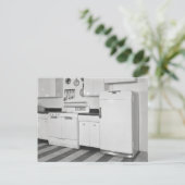 Mid-Century Kitchen, 1951 Briefkaart (Staand voorkant)
