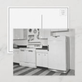 Mid-Century Kitchen, 1951 Briefkaart (Voorkant / Achterkant)