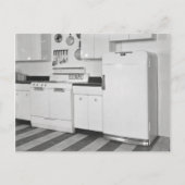 Mid-Century Kitchen, 1951 Briefkaart (Voorkant)