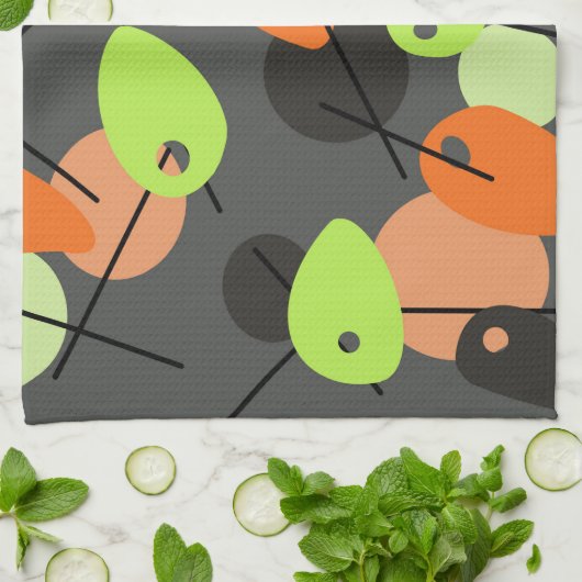 Mid Century Kitchen Towelen Theedoek (Gevouwen)