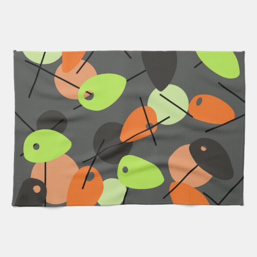 Mid Century Kitchen Towelen Theedoek (Horizontaal)