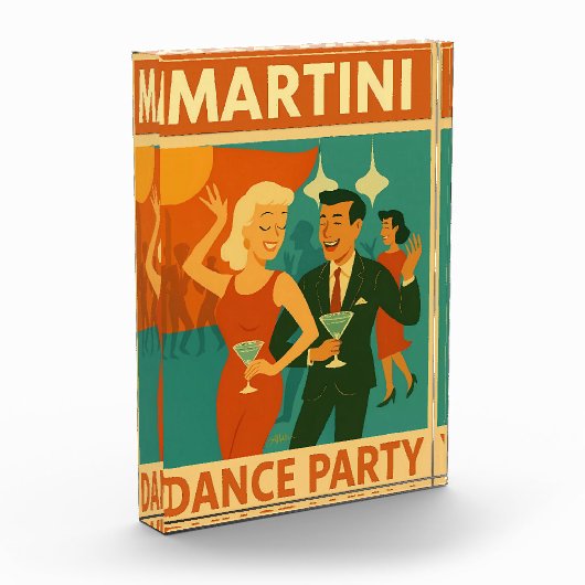 Mid Century Martini Dance Party Fotoblokken (Links)