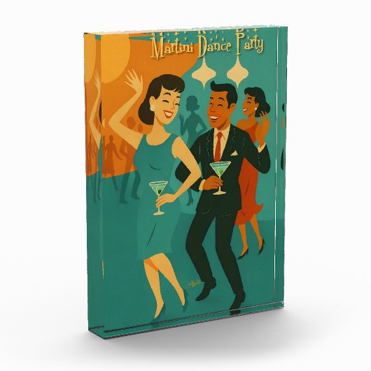 Mid Century Martini Dance Party Fotoblokken (Links)
