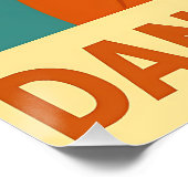 Mid Century Martini Dance Party Perfect Poster (Hoek)