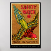 Mid Century Matchbox Art Poster (Voorkant)
