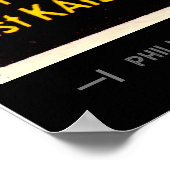 Mid Century Matchbox Hoesje Art Poster (Hoek)