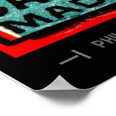 Mid Century Matchbox Hoesje Art Poster (Hoek)