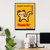 Mid Century Matchbox Hoesje Art Poster (Thuiskantoor)