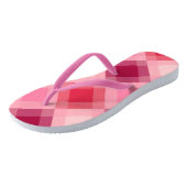 Mid-Century mega-gipsplaat - roze en wijn Teenslippers (Schuin)