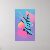 Mid-Century Memphis Design - Ken Gage Art Canvas Afdruk (Voorkant)