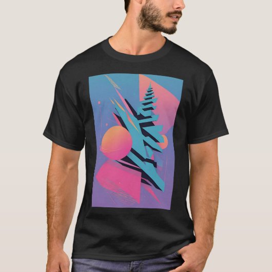 Mid-Century Memphis Design - Ken Gage Art T-shirt (Voorkant)