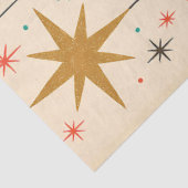 Mid-Century Merry Ornaments Retro Christmas Tissuepapier (Detail)