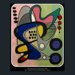 'Mid-Century Mod Abstract, Astro Picnic' schilderi Poster<br><div class="desc">Pop Art Painter Jamie Roxx 'Mid-Century Mod Abstract,  Astro Picnic' painting on a Find out more about Luxury Jamie Roxx Pop paintings at www.JamieRoxx.us</div>