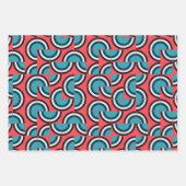 Mid-Century mod-cirkels Inpakpapier Vel (Voorkant 3)