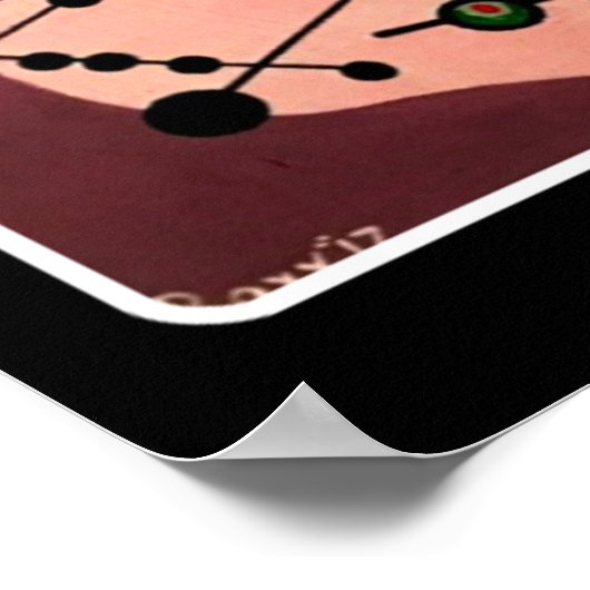 'Mid Century Mod Cocktails' schilderen op een Poster (Hoek)