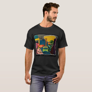 'Mid Century Mod Cocktails' schilderen op een T-shirt
