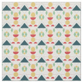 Mid Century Mod Colorful Stof (Swatch)