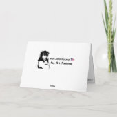 Mid Century Mod Fun in het zonneschilderij op een Kaart (Achterkant)