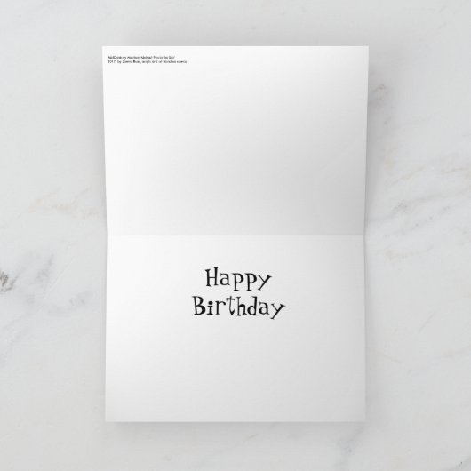 Mid Century Mod Fun in het zonneschilderij op een Kaart (Binnen)