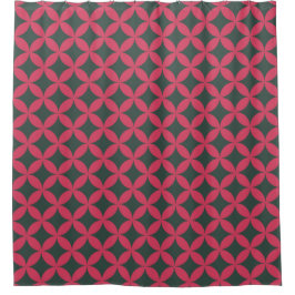 Mid-Century Mod Geometrische Retro Modern Helder R Douchegordijn