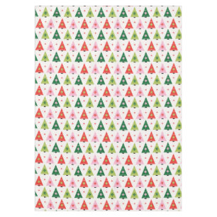 Mid-Century Mod Kerstbomen Tafelkleed