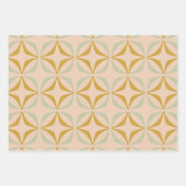 Mid Century Mod Pattern in Pastel Colors Inpakpapier Vel (Voorkant 3)